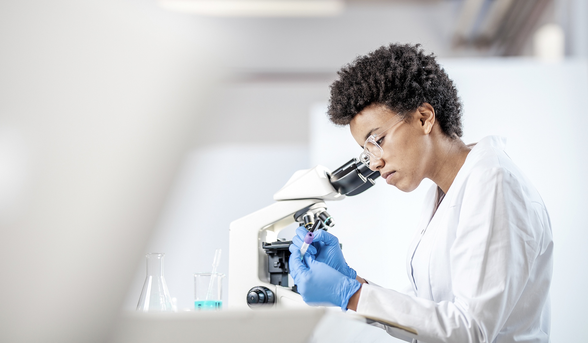 Young Scientist Working in The Laboratory